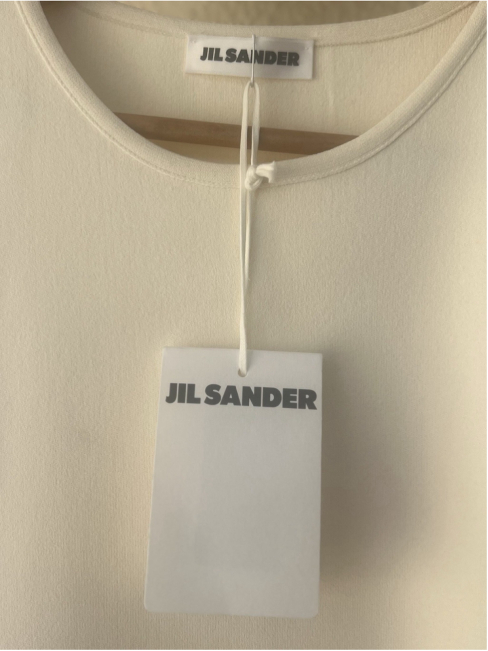 $7450 JIL SANDER Women's Fringe Knit Mini Dress In Cloud Size EU 36 US 6 Resort - Picture 6 of 8